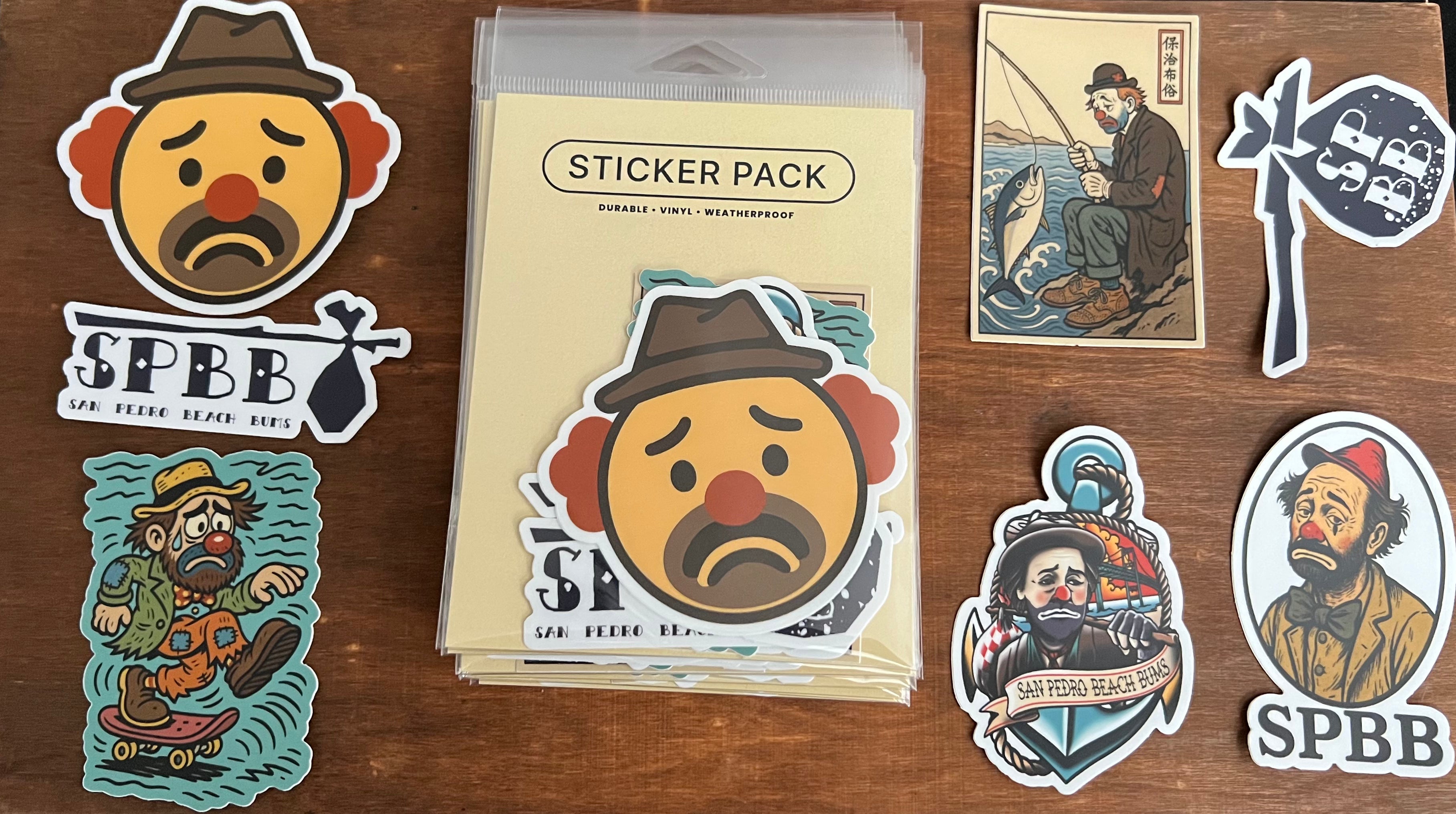 SPBB Sticker Pack (7 Stickers) – spbeachbums